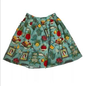 🌸Viva Frida Kahlo Skirt XL Grace Karin High Waist